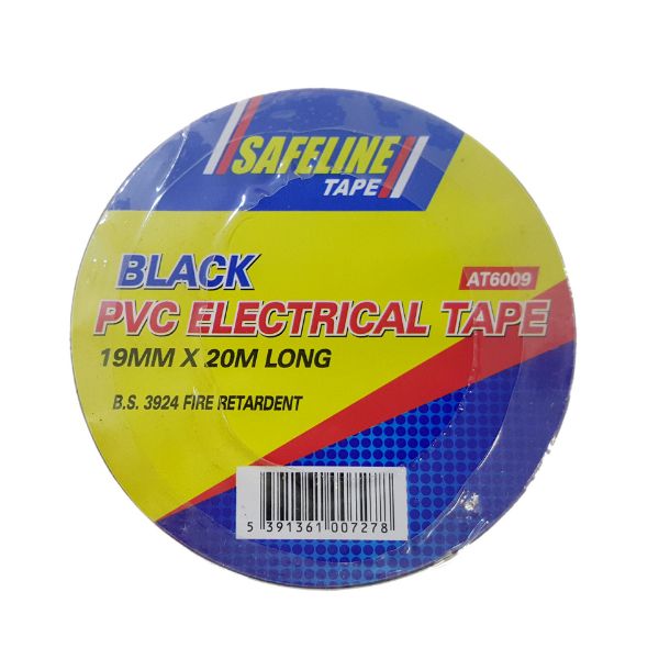 Picture of 19MM X 20M PVC ELECTRICAL TAPE BLACK