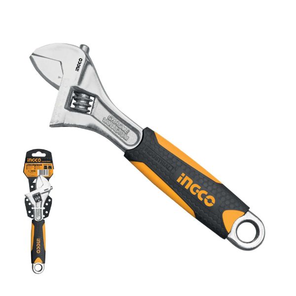 Picture of INGCO  200MM CRV ADJUSTABLE WRENCH