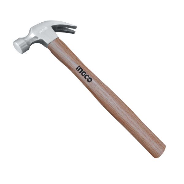 Picture of INGCO 16OZ/450G CLAW HAMMER WOODEN HANDLE