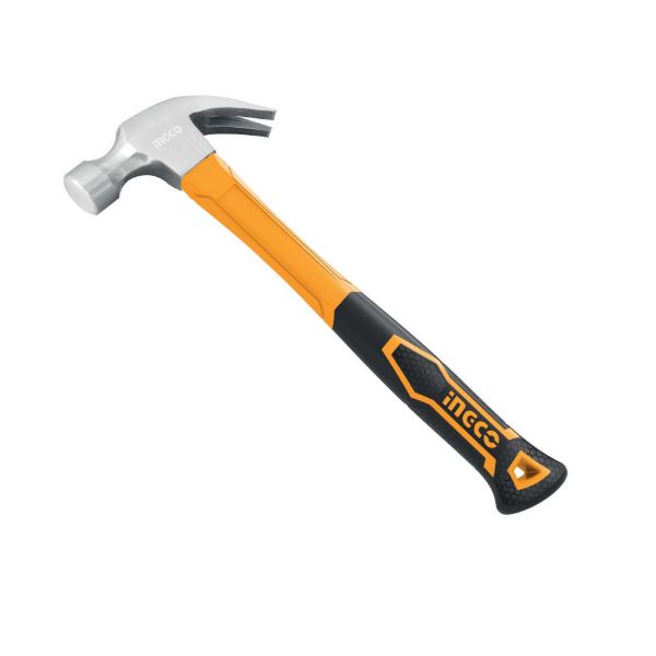 Picture of INGCO 450G/16OZ FIBREGLASS CLAW HAMMER