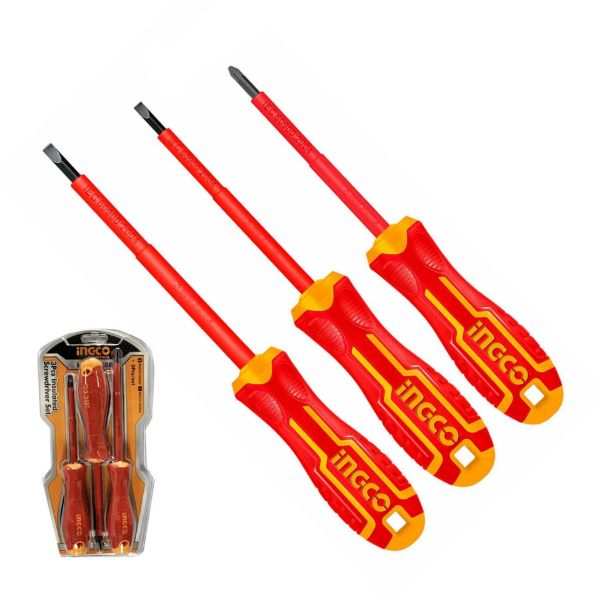 Picture of INGCO 3 PCS  INSULATED SCREWDRIVER SET1000V