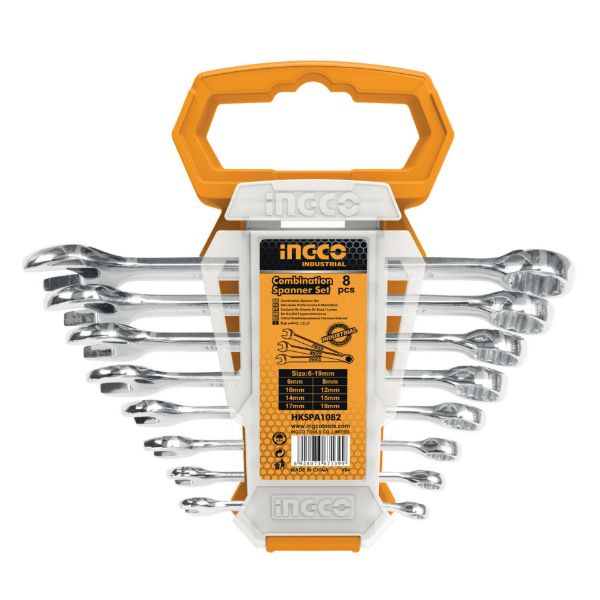 Picture of INGCO  8PCS DOUBLE OPEN END SPANNER SET