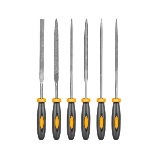 Picture of INGCO 6PCS STEEL FILE SET 140MM