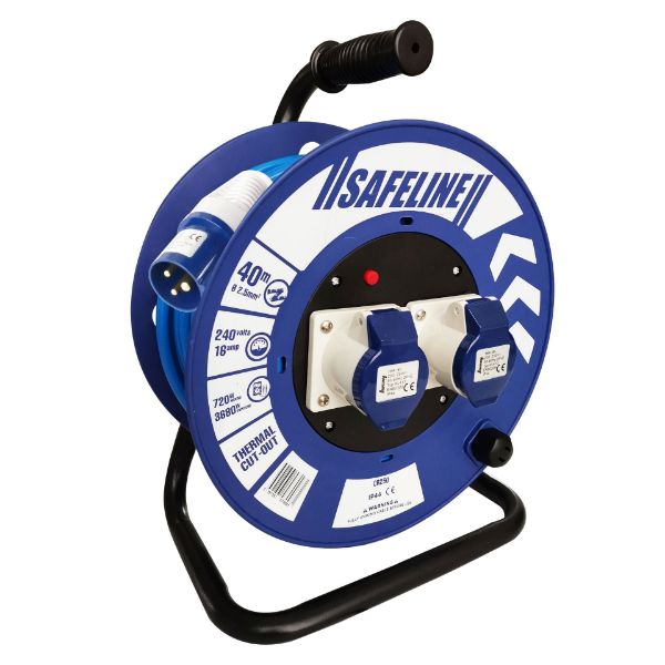 Picture of 40MT X 240V X 16A  2.5 SQ BLUE REEL