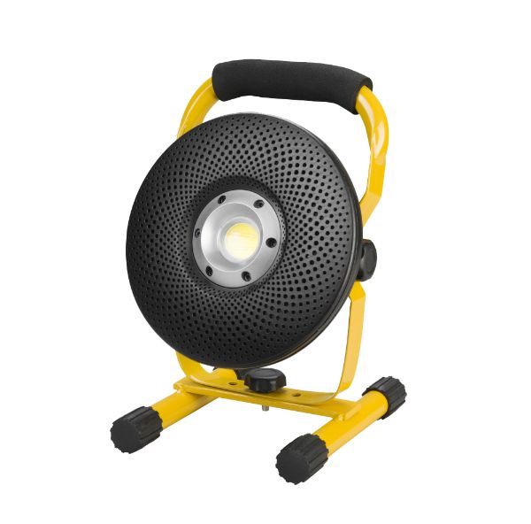 Picture of LED10W PORTABLE INCL SPEAKER USB RECHARGEABLE