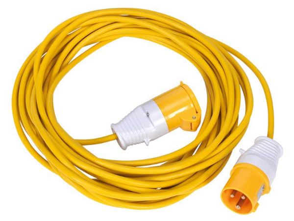 Picture of 14 MTS X2.5 YELLOW CABLE LEADS 110V