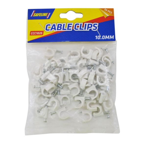 Picture of 10.0MM X 50 PCS CABLE CLIPS CIRCLE