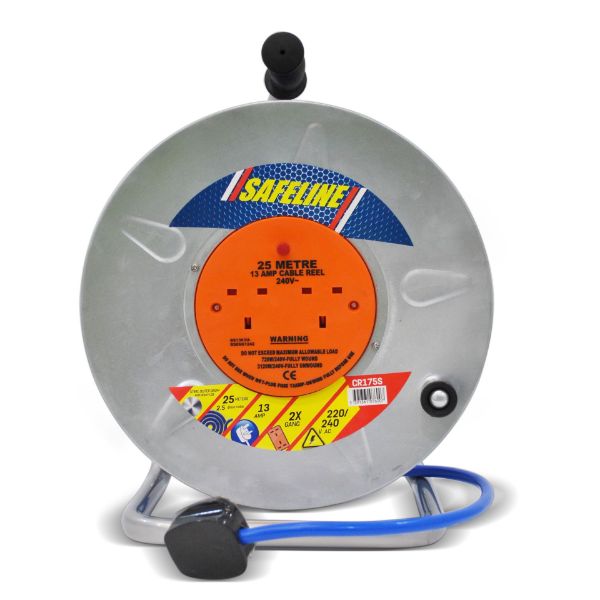 Picture of 25MT X 240V 13A 2.5SQ  STEEL REEL