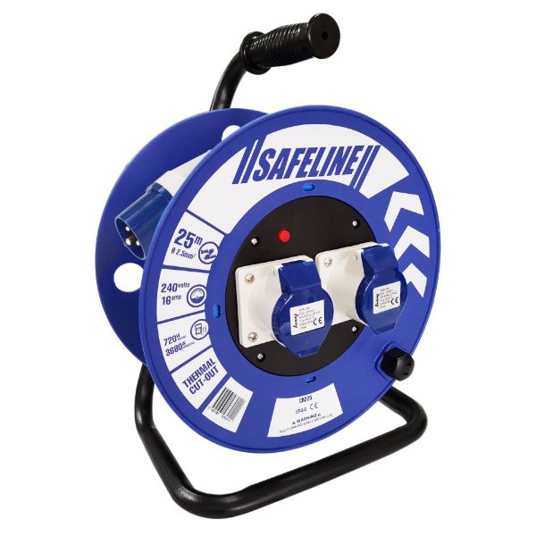Picture of 25MT X 240V X 16A  2.5 SQ BLUE REEL