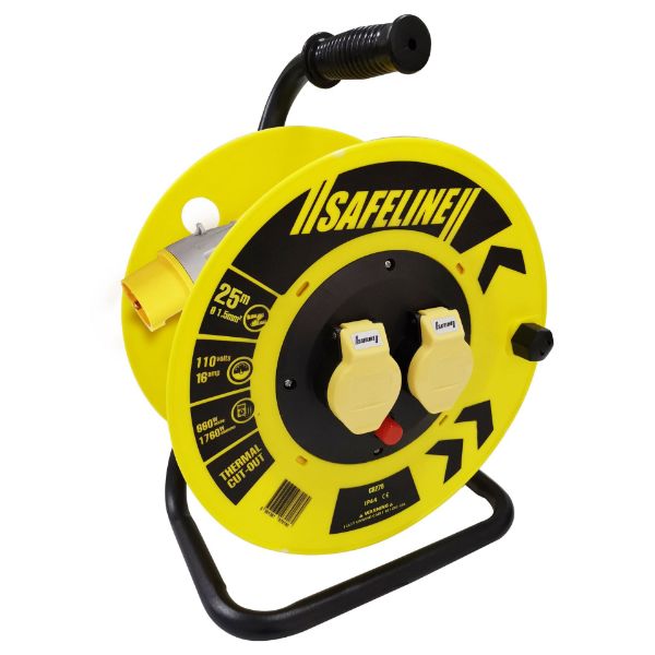 Picture of 25MT X 110V X 16A  1.5 SQ YELLOW REEL