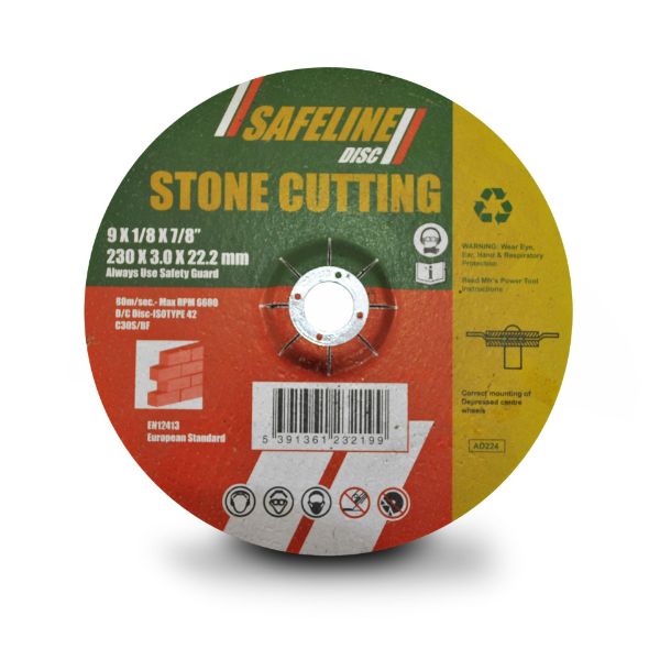 Picture of 230MM X 3.0 X 22.2 D/C STONE CUTTING DISCS