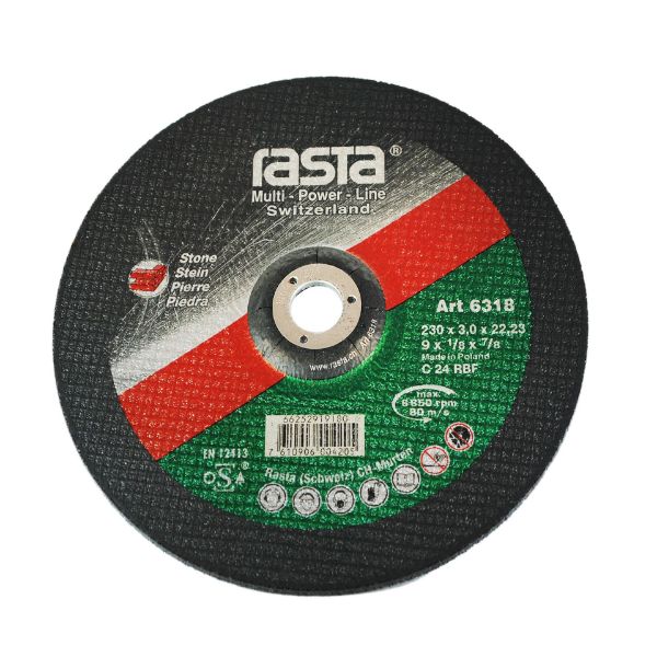 Picture of 230MM X 3.0 X 22.2 D/C STONE CUTTING DISCS
