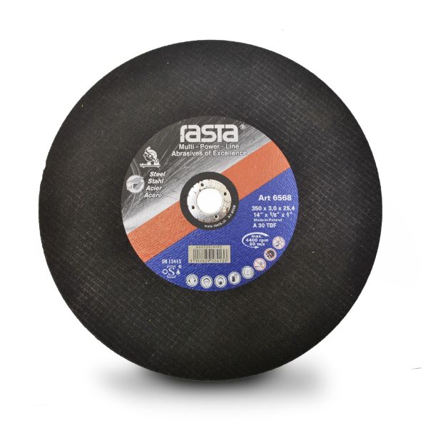 Picture of 350MM X3.0 X 25.4 FLAT STEEL CHOP SAW DISCS