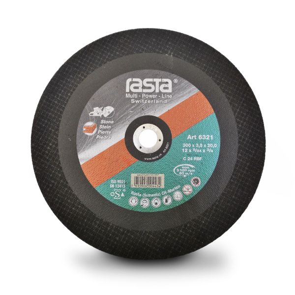 Picture of 300MM X 3.0 X 22.2 FLAT STONE CUTTING DISCS