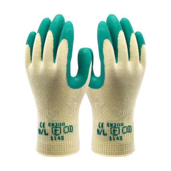 Picture of GREEN GRIP GLOVES LARGE.