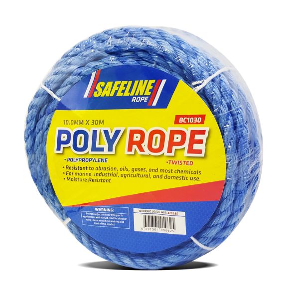 Picture of 10.0 X30METRES POLYPROP BLUE ROPE