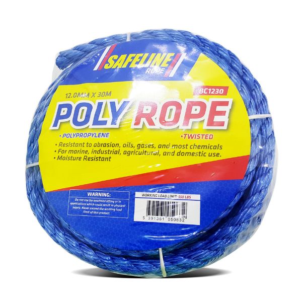 Picture of 12.0 X30METRES POLYPROP BLUE ROPE