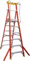 Picture of 6 THREAD PODIUM FIBREGLASS LADDER