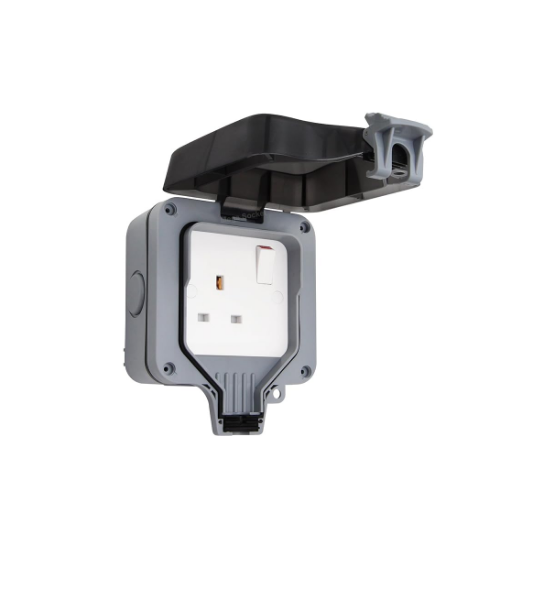 Picture of OUTDOOR SINGLE SOCKET WITH SWITCH 13 AMP