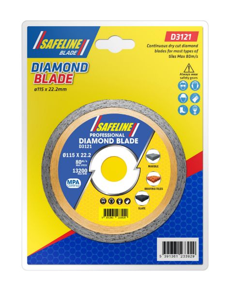 Picture of 115MM CONTINUOUS DIAMOND BLADES CUT TILES