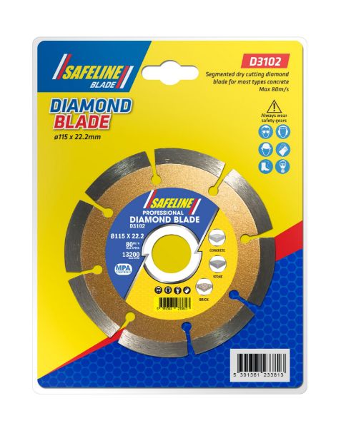 Picture of 115MM SEGMEN DIAMOND BLADES CUTTING CONCRETE