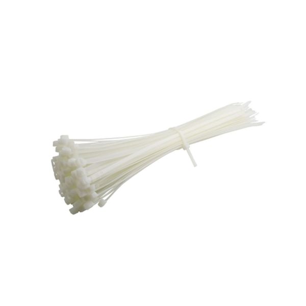 Picture of 100MM X 2.5 CABLE TIES WHITE PK100