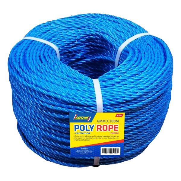 Picture of 6MM -200M POLYPROP BLUE ROPE