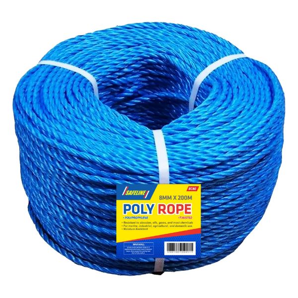 Picture of 8MM- 200M POLYPROP BLUE ROPE