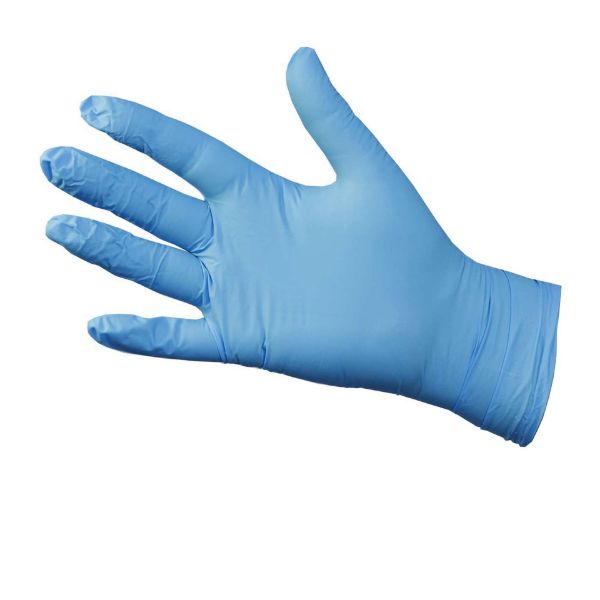 Picture of BLUE NITRILE GLOVES SMALL