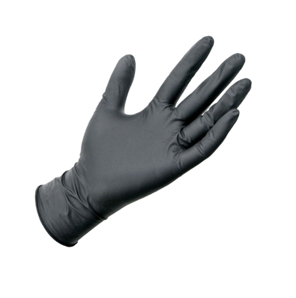 Picture of BLACK NITRILE GLOVE MEDIUM