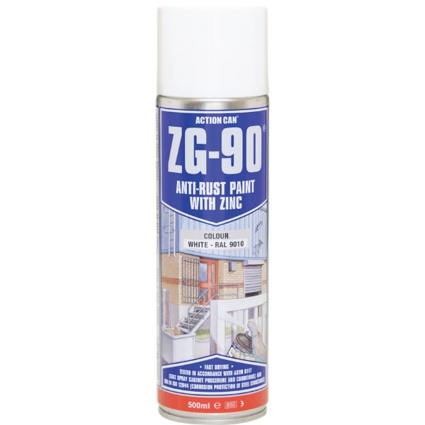 Picture of ZG90  ZINC 500ML WHITE AEROSOL