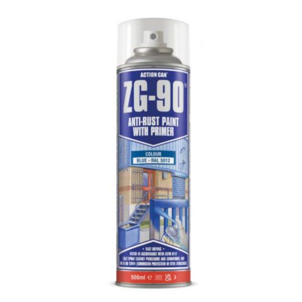 Picture of ZG90  ZINC 500ML BLUE AEROSOL