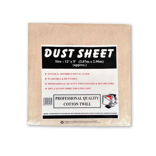 Picture of DUST SHEET 100% COTTON 12' X 9'