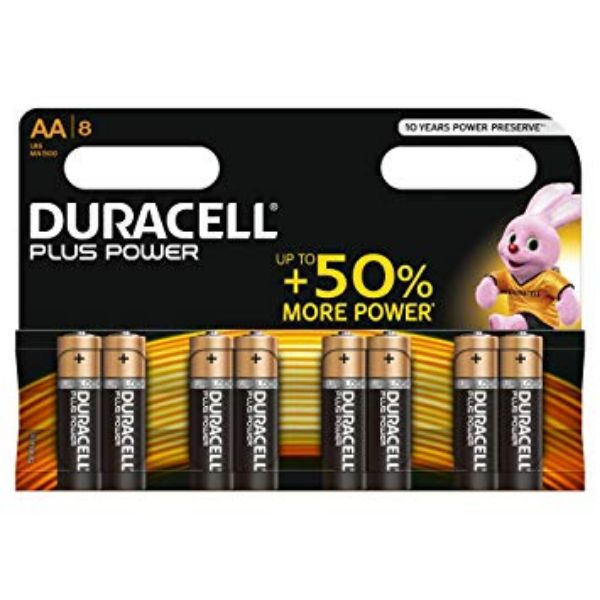 Picture of DURACELL BATTERY SIZE AA 1.5V (8 PACK)
