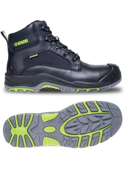 Picture of APACHE BLACK WATERPROOF NON METALLIC BOOT 10