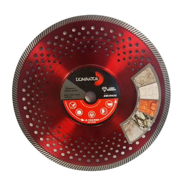 Picture of DOMINATOR LANDSCAPING BLADE 350MM X 25 MM BOR