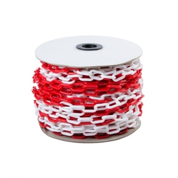 Picture of RED / WHITE SAFETY CHAIN 6 MM X 50M