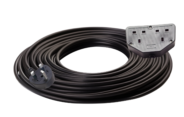 Picture of 25M CABLE 1.25MM 13 AMP DOUBLE SOCKT / 3 PIN