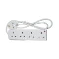 Picture of 4WAY EXT LEAD 2MTR CABLE 13AMP PLUG NEON LITE